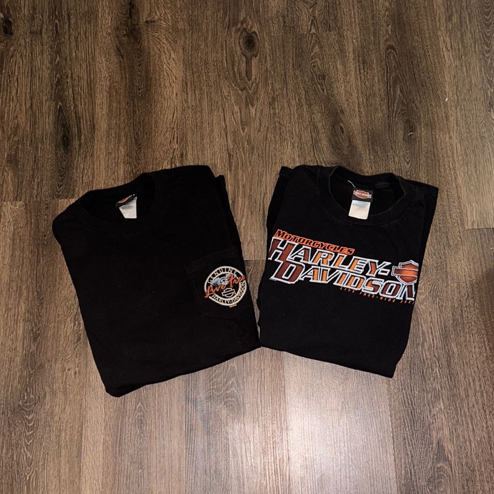 Authentic Harley Davidson T-Shirt Bundle (2 shirts)